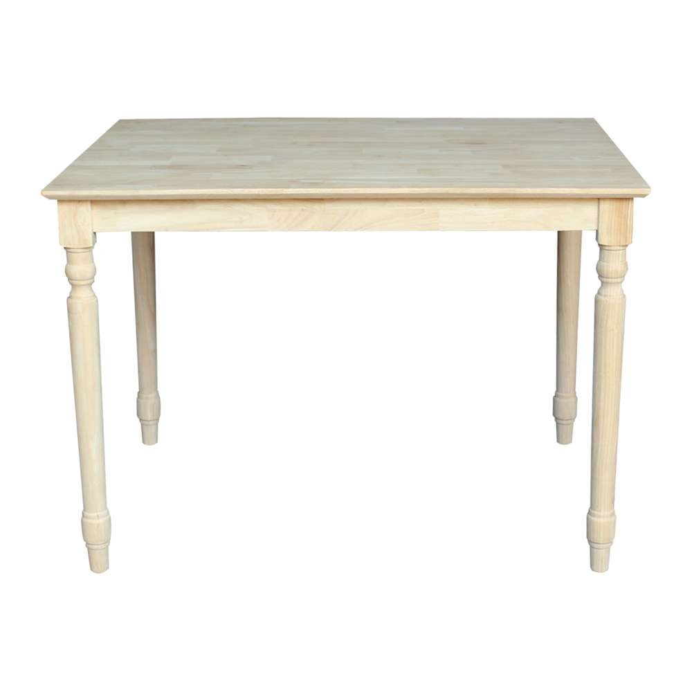 International Concepts - Solid Wood Top Table - Turned Legs - K-3042-330T veiw 3