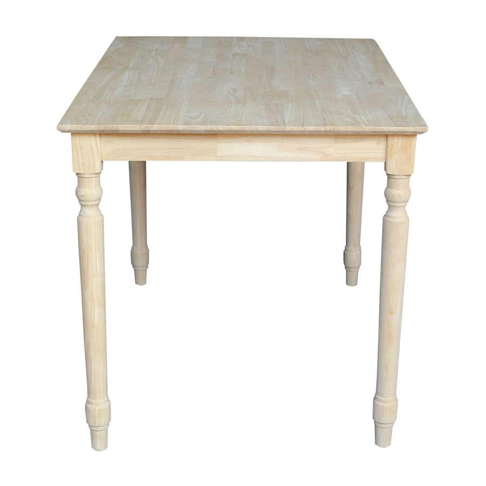 International Concepts - Solid Wood Top Table - Turned Legs - K-3042-330T veiw 4