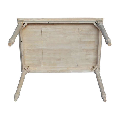 International Concepts - Solid Wood Top Table - Turned Legs - K-3042-330T veiw 5