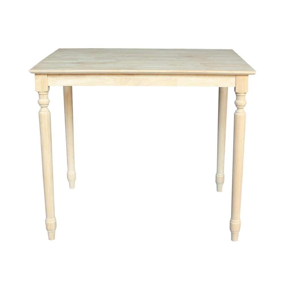 International Concepts - Solid Wood Top Table - Turned Legs - K-3042-336T veiw 2