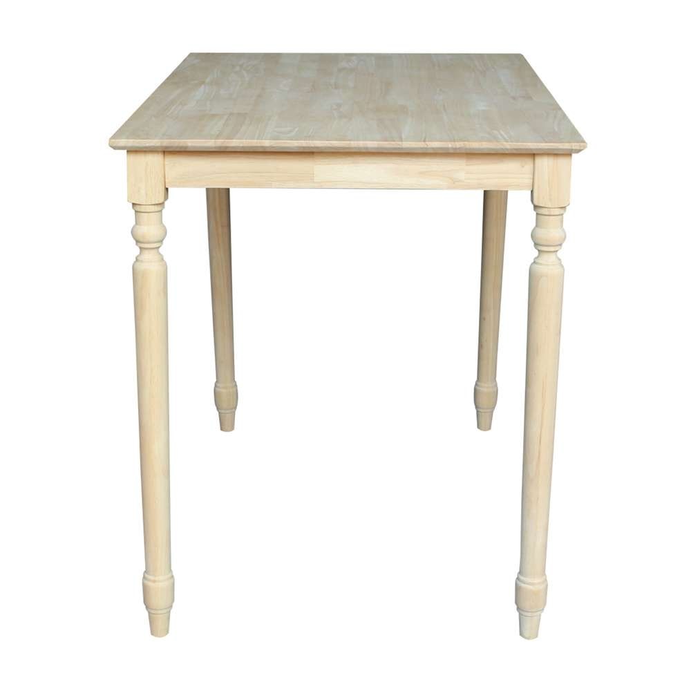 International Concepts - Solid Wood Top Table - Turned Legs - K-3042-336T veiw 3