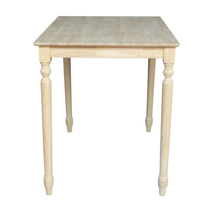 International Concepts - Solid Wood Top Table - Turned Legs - K-3042-336T veiw 3