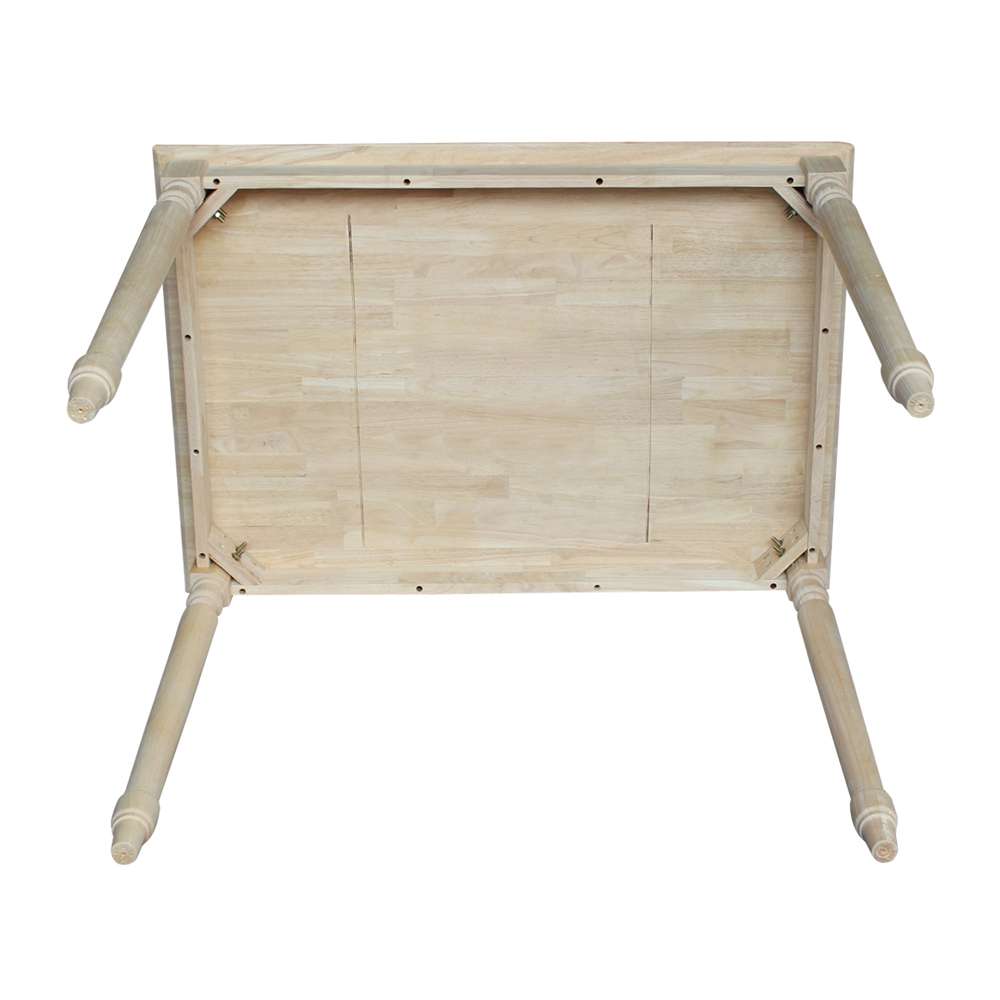 International Concepts - Solid Wood Top Table - Turned Legs - K-3042-336T veiw 4