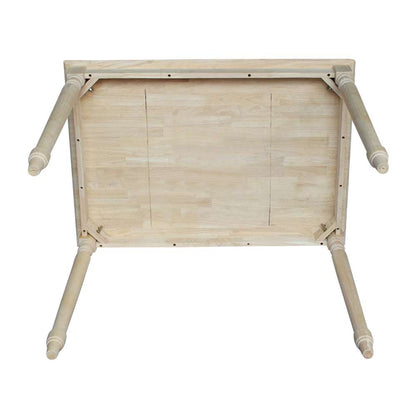 International Concepts - Solid Wood Top Table - Turned Legs - K-3042-336T veiw 4