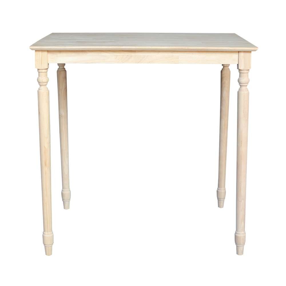 International Concepts - Solid Wood Top Table - Turned Legs - K-3042-342T veiw 2