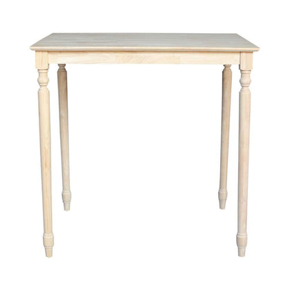 International Concepts - Solid Wood Top Table - Turned Legs - K-3042-342T veiw 2
