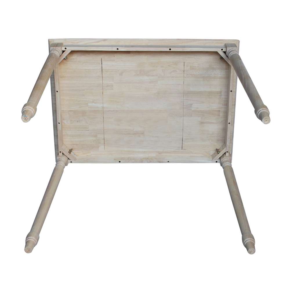 International Concepts - Solid Wood Top Table - Turned Legs - K-3042-342T veiw 4