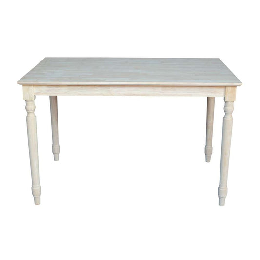 International Concepts - Solid Wood Top Table - Turned Legs - K-3048-330T veiw 2