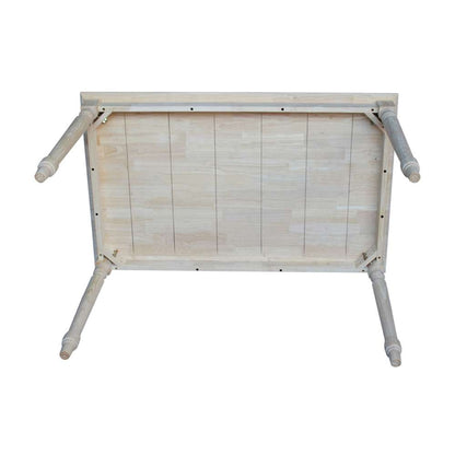 International Concepts - Solid Wood Top Table - Turned Legs - K-3048-330T veiw 4