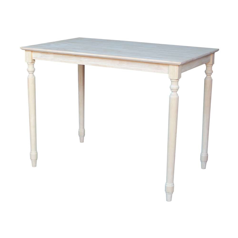 International Concepts - Solid Wood Top Table - Turned Legs - K-3048-336T veiw 1