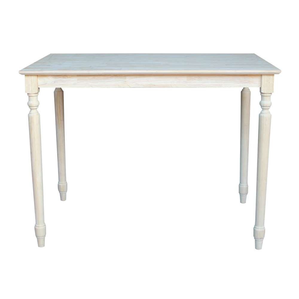 International Concepts - Solid Wood Top Table - Turned Legs - K-3048-336T veiw 2