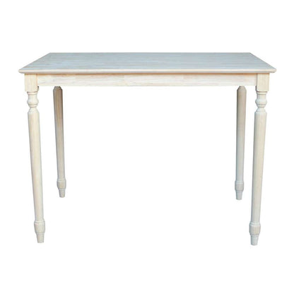 International Concepts - Solid Wood Top Table - Turned Legs - K-3048-336T veiw 2