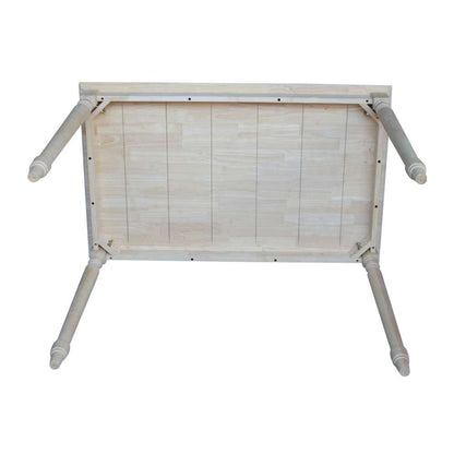 International Concepts - Solid Wood Top Table - Turned Legs - K-3048-336T veiw 4