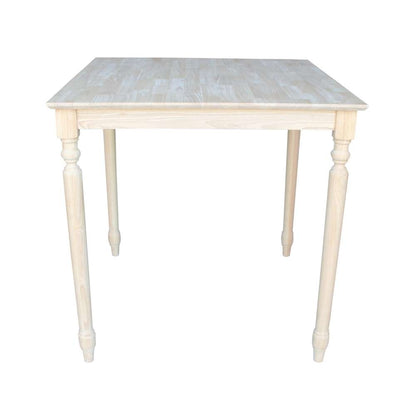 International Concepts - Solid Wood Top Table - Turned Legs - K-3636-336T veiw 1