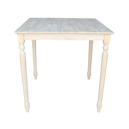 International Concepts - Solid Wood Top Table - Turned Legs - K-3636-336T veiw 1