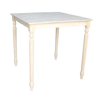 International Concepts - Solid Wood Top Table - Turned Legs - K-3636-336T veiw 3
