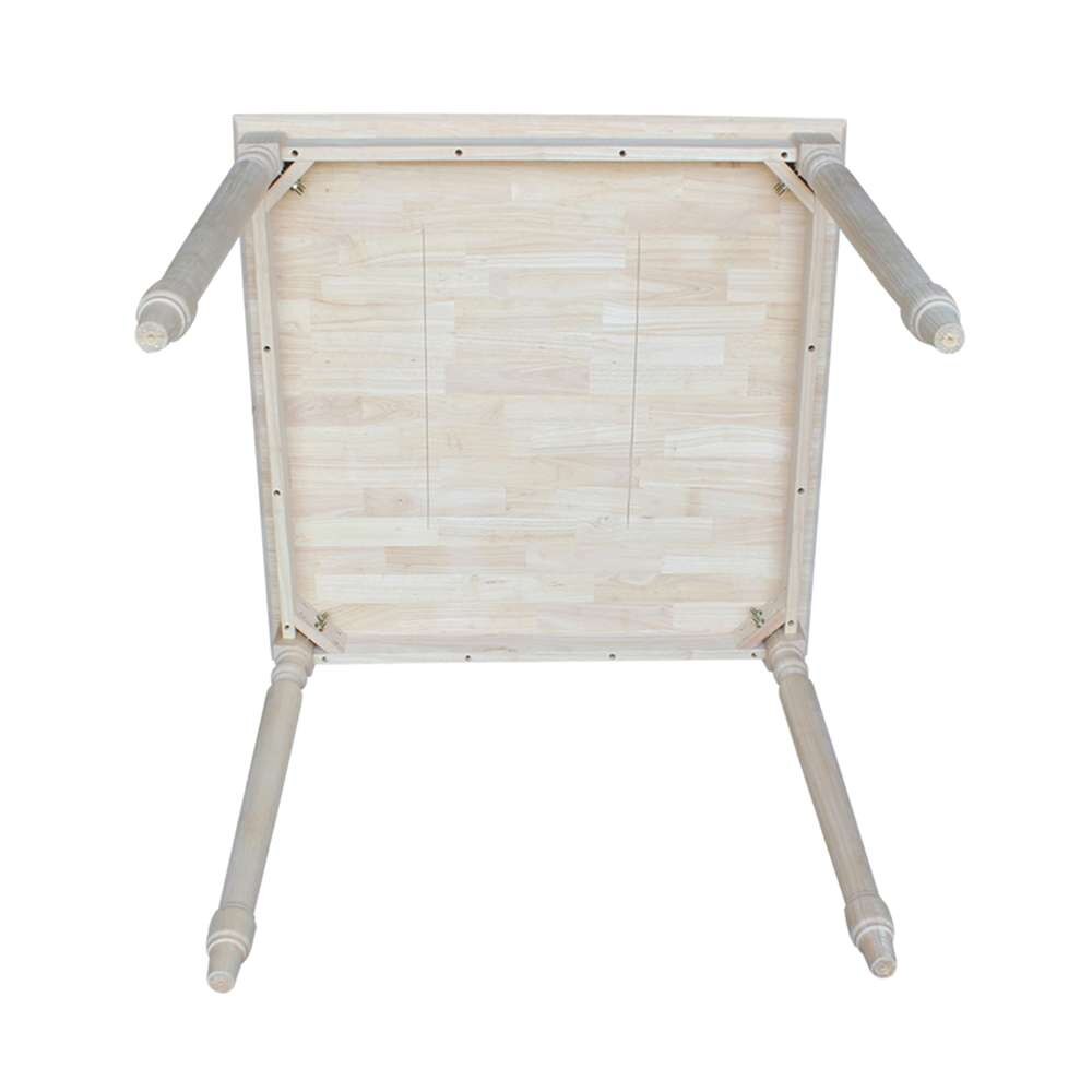 International Concepts - Solid Wood Top Table - Turned Legs - K-3636-336T veiw 4