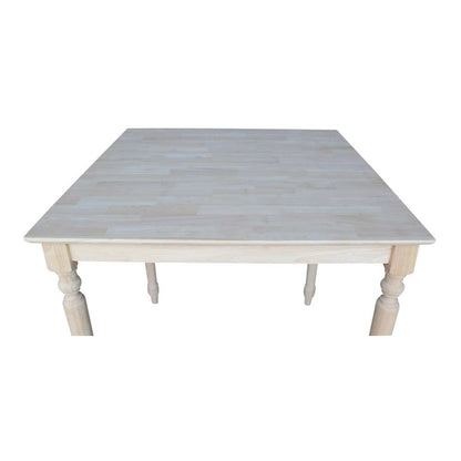 International Concepts - Solid Wood Top Table - Turned Legs - K-3636-336T veiw 5