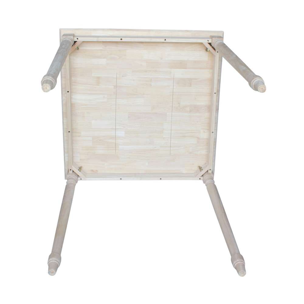 International Concepts - Solid Wood Top Table - Turned Legs - K-3636-342T veiw 3