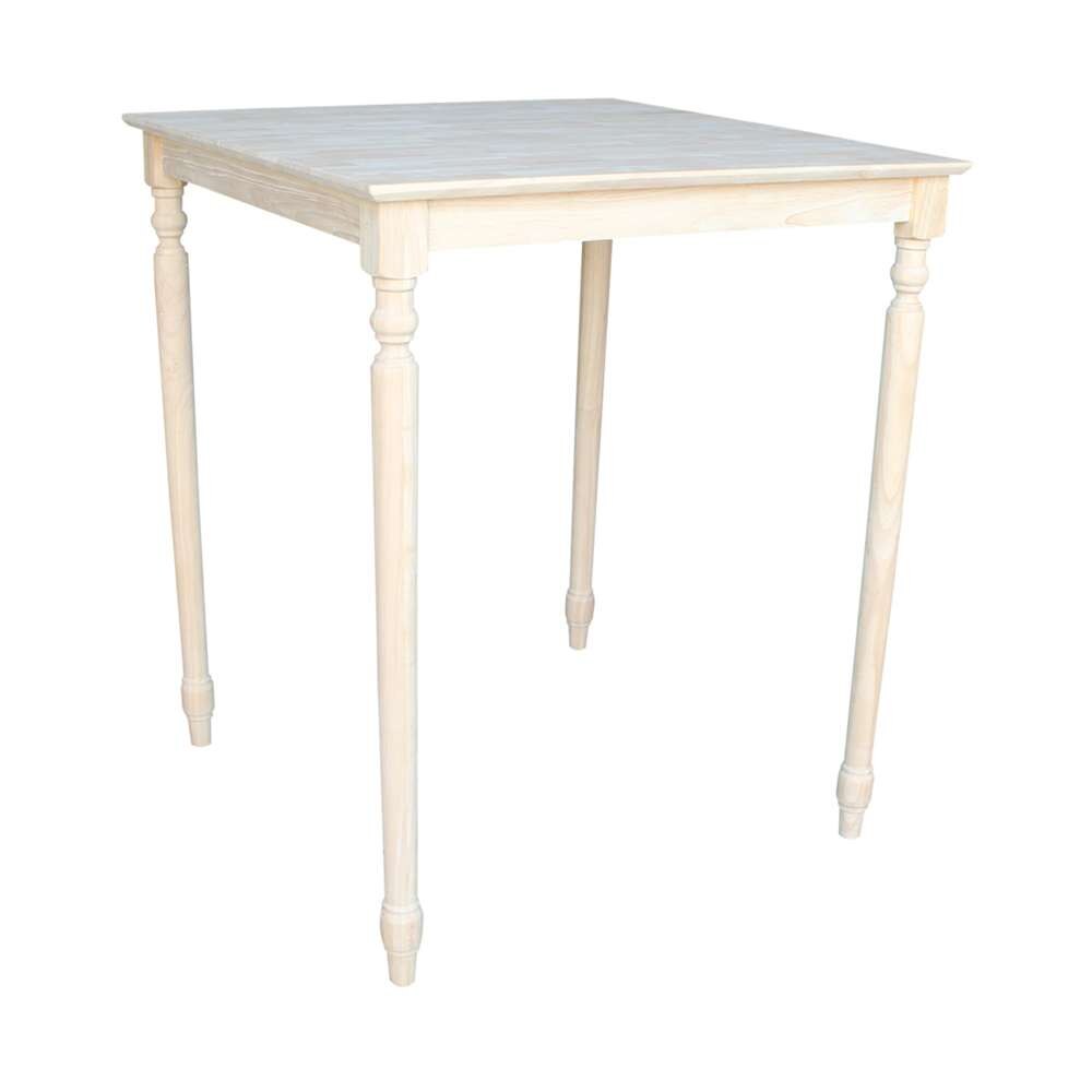 International Concepts - Solid Wood Top Table - Turned Legs - K-3636-342T veiw 4