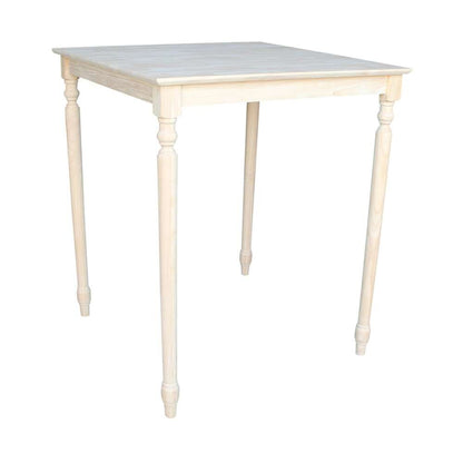 International Concepts - Solid Wood Top Table - Turned Legs - K-3636-342T veiw 4