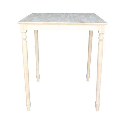 International Concepts - Solid Wood Top Table - Turned Legs - K-3636-342T veiw 5