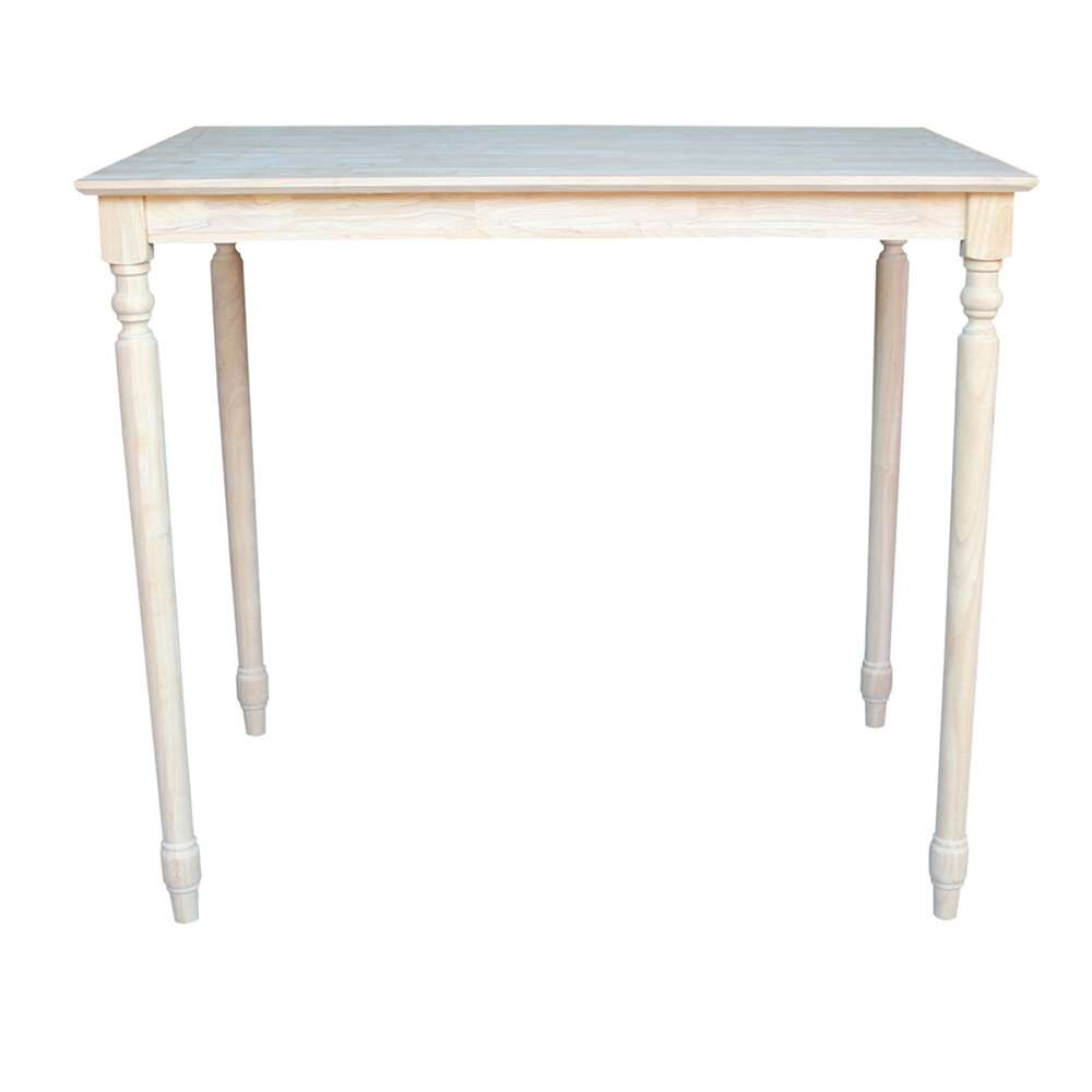 International Concepts - Solid Wood Top Table - Turned Legs - K-3048-342T veiw 3