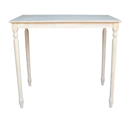 International Concepts - Solid Wood Top Table - Turned Legs - K-3048-342T veiw 3
