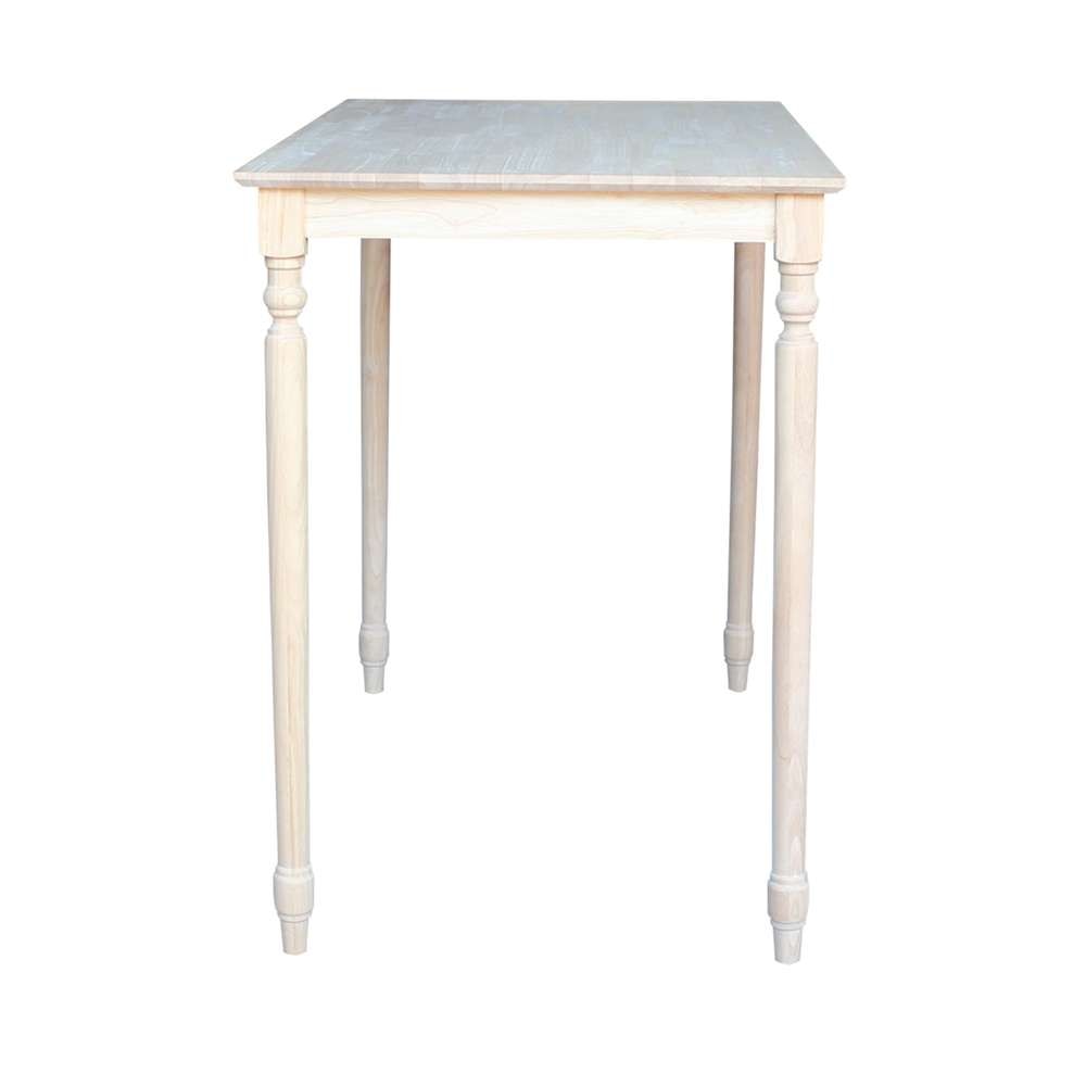 International Concepts - Solid Wood Top Table - Turned Legs - K-3048-342T veiw 4