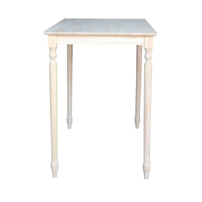 International Concepts - Solid Wood Top Table - Turned Legs - K-3048-342T veiw 4