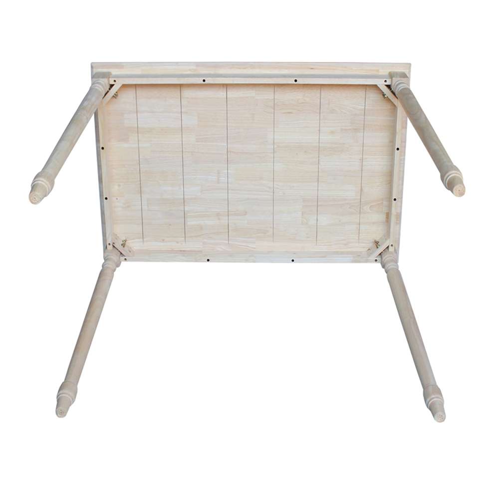 International Concepts - Solid Wood Top Table - Turned Legs - K-3048-342T veiw 5