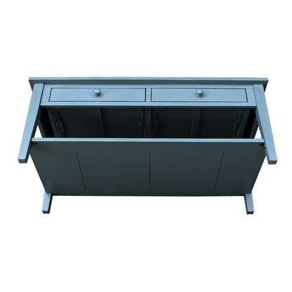 International Concepts - Spencer Coffee Table in Ocean Blue - Antique Rubbed Finish - OT32-8C veiw 8