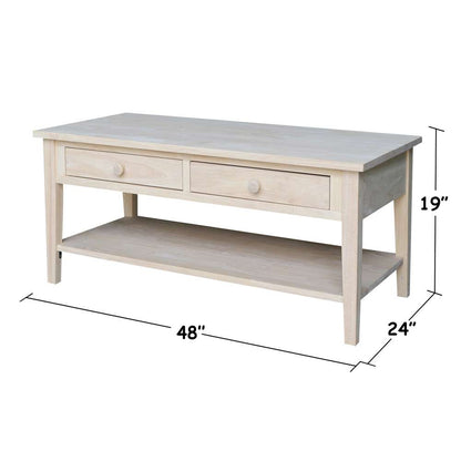 International Concepts - Spencer Coffee Table - OT-8C veiw 3