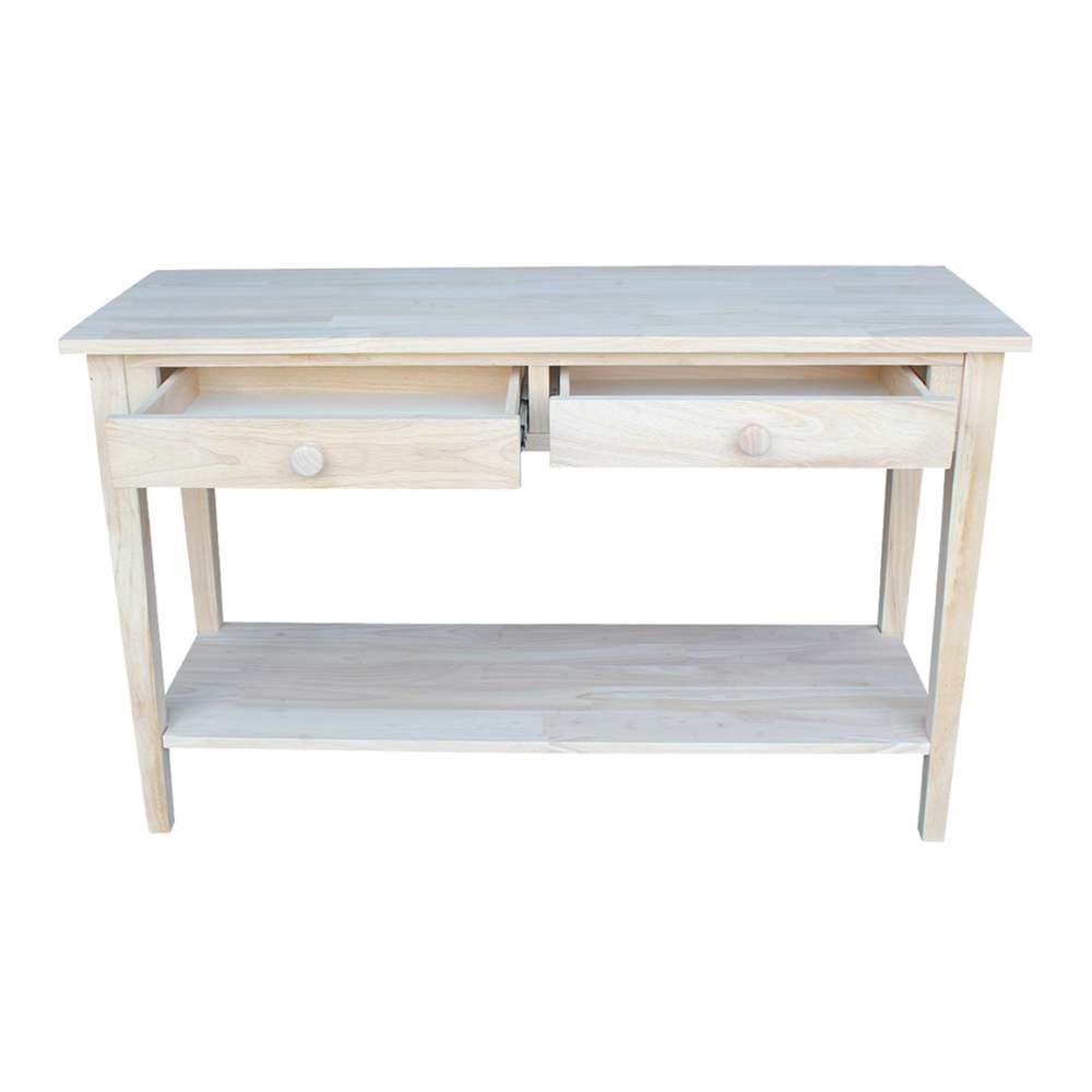 International Concepts - Spencer Console - Server Table - Standard Length - OT-8S veiw 4