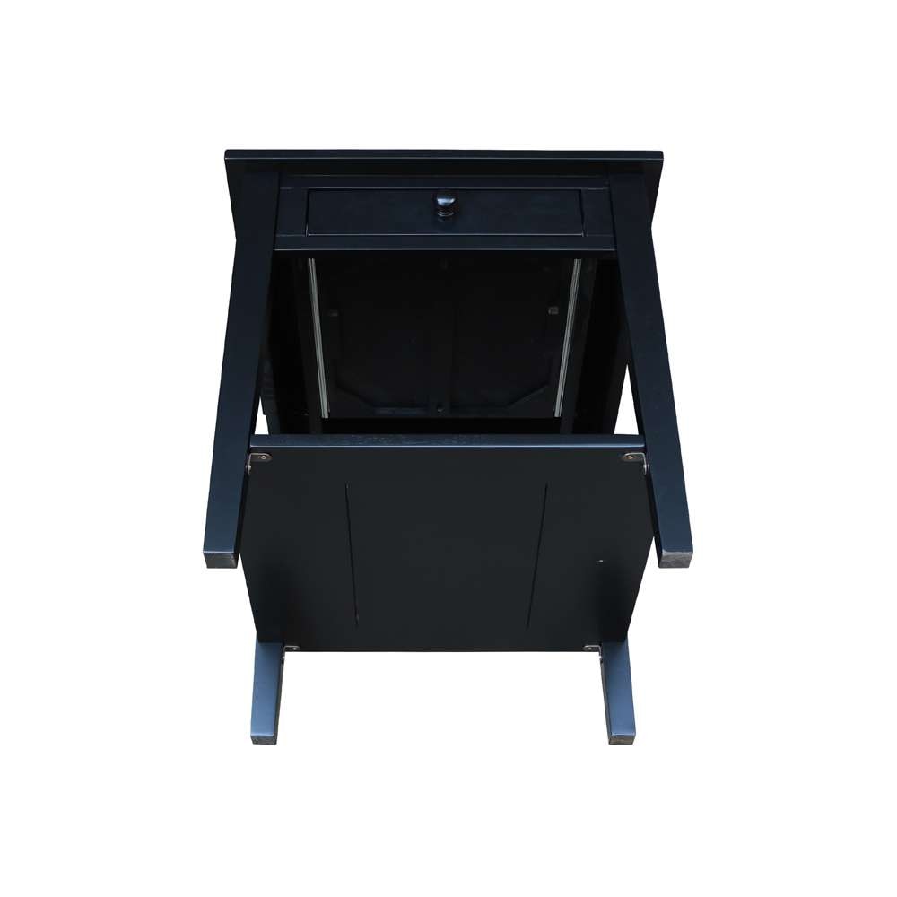 International Concepts - Spencer End Table in Black Finish - OT46-8E veiw 7