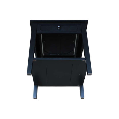 International Concepts - Spencer End Table in Black Finish - OT46-8E veiw 7