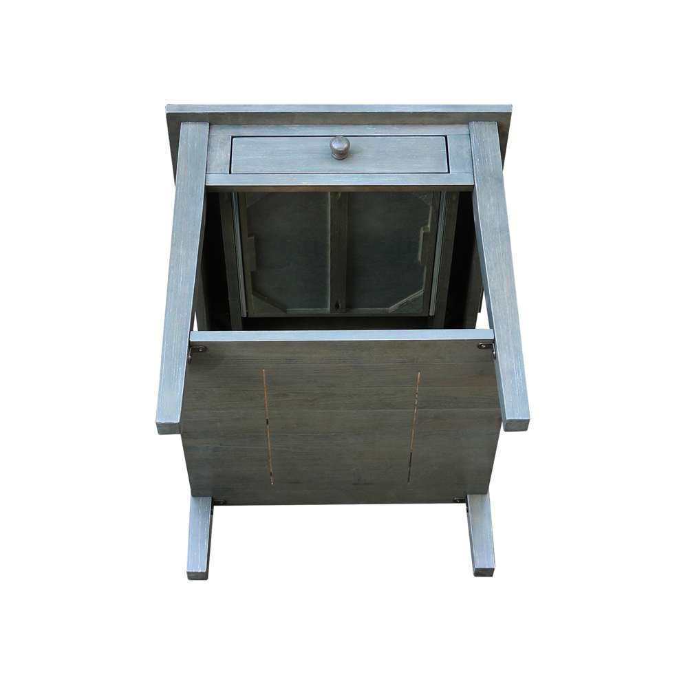 International Concepts - Spencer End Table in Heather Grey-Antique Washed Finish - OT105-8E veiw 7