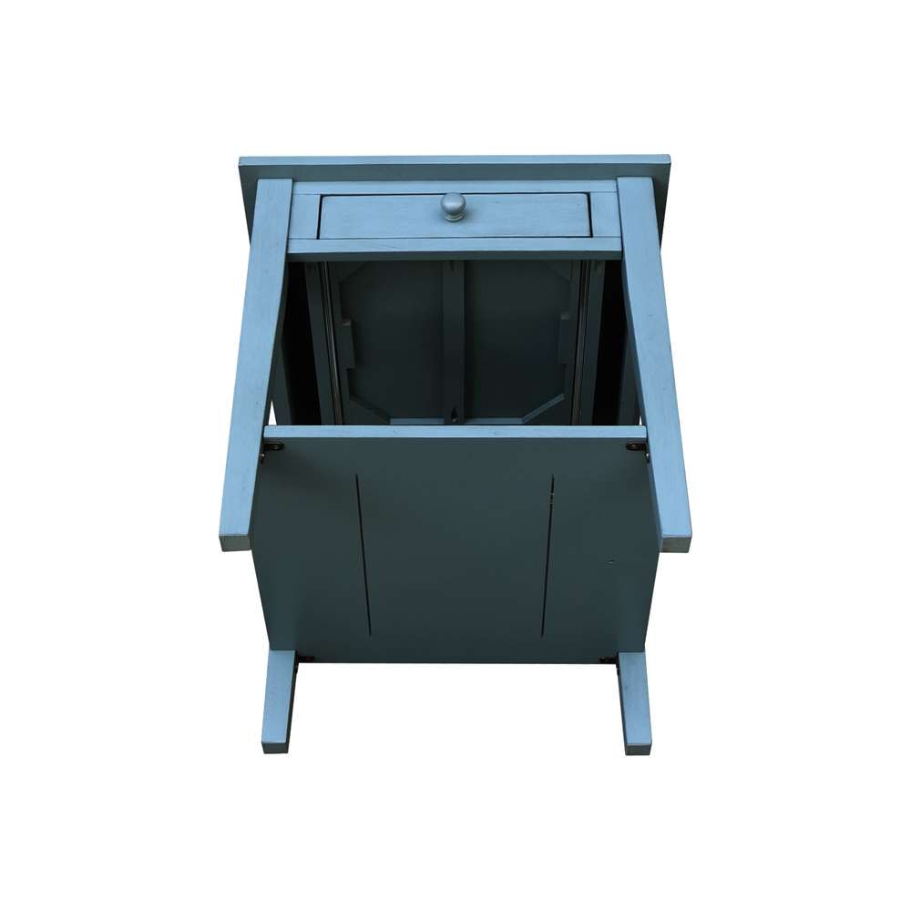 International Concepts - Spencer End Table in Ocean Blue - Antique Rubbed Finish - OT32-8E veiw 9