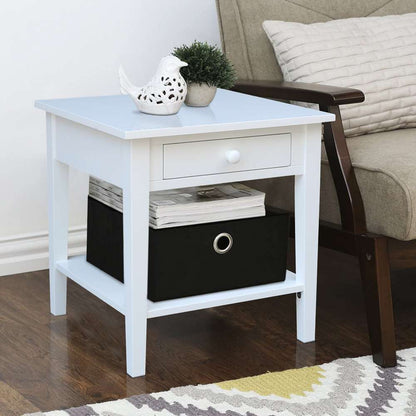 International Concepts - Spencer End Table in White Finish - OT08-8E veiw 7