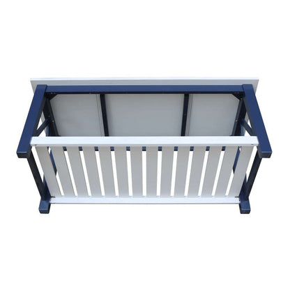 International Concepts - Surrey Coffee Table in Blue/Antiqued Chalk Finish - OT62-16C veiw 7