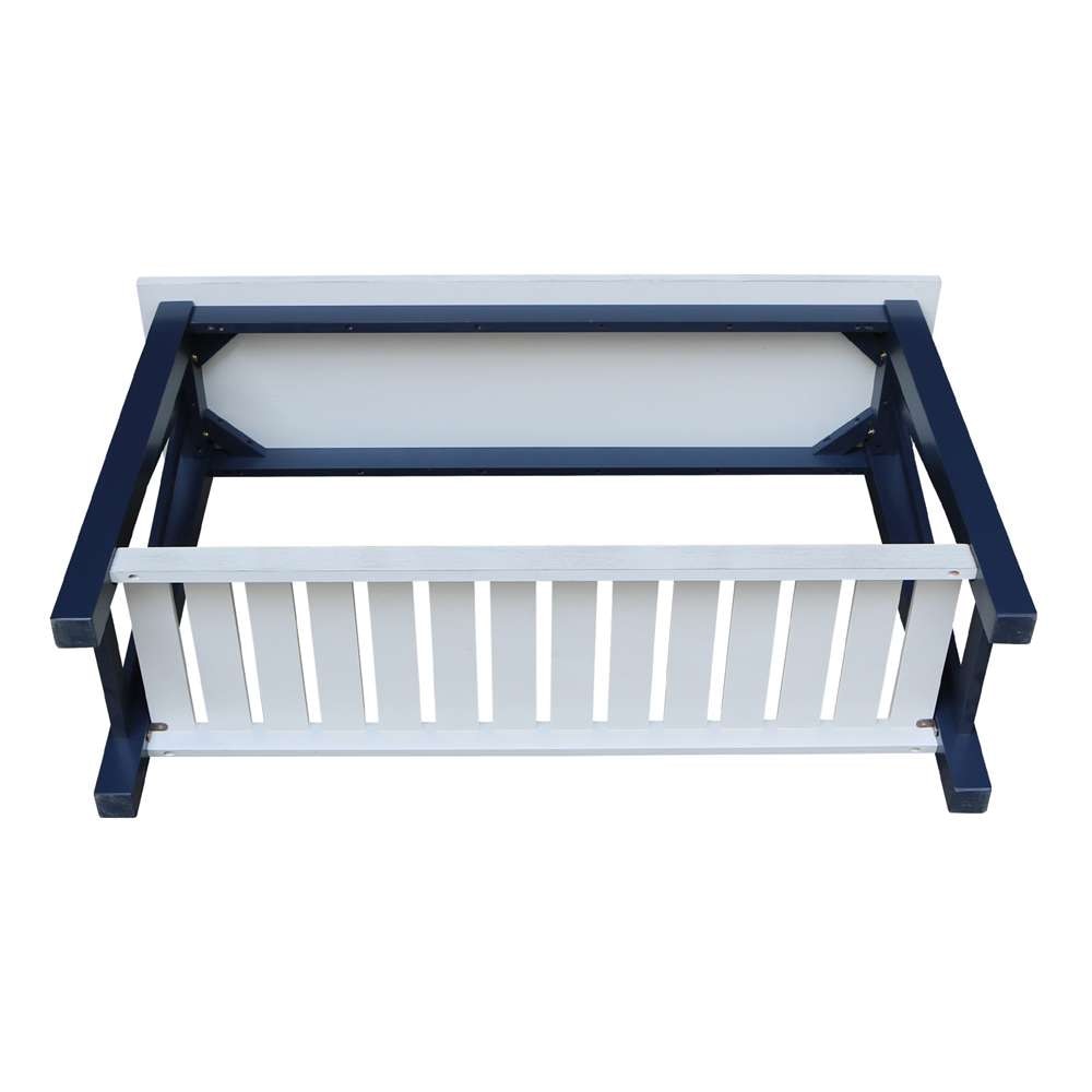 International Concepts - Surrey Console/Sofa Table in Blue/Antiqued Chalk Finish - OT62-16S veiw 7