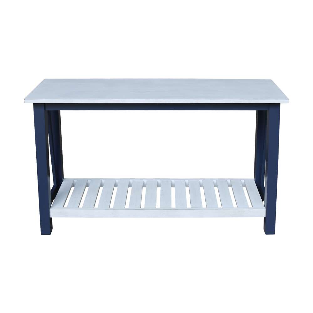 International Concepts - Surrey Console/Sofa Table in Blue/Antiqued Chalk Finish - OT62-16S veiw 8