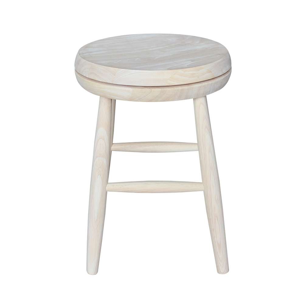 International Concepts - Swivel Scooped Seat Stool - 18inSH - 1S-818SW veiw 3