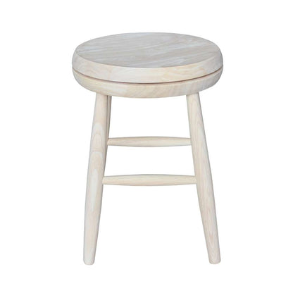 International Concepts - Swivel Scooped Seat Stool - 18inSH - 1S-818SW veiw 3