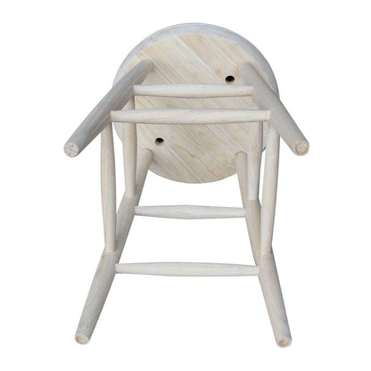 International Concepts - Swivel Scooped Seat Stool - 24inSH - 1S-824SW veiw 6