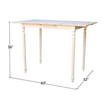 International Concepts - Table with Butterfly Extension - K-T32X-336T veiw 2