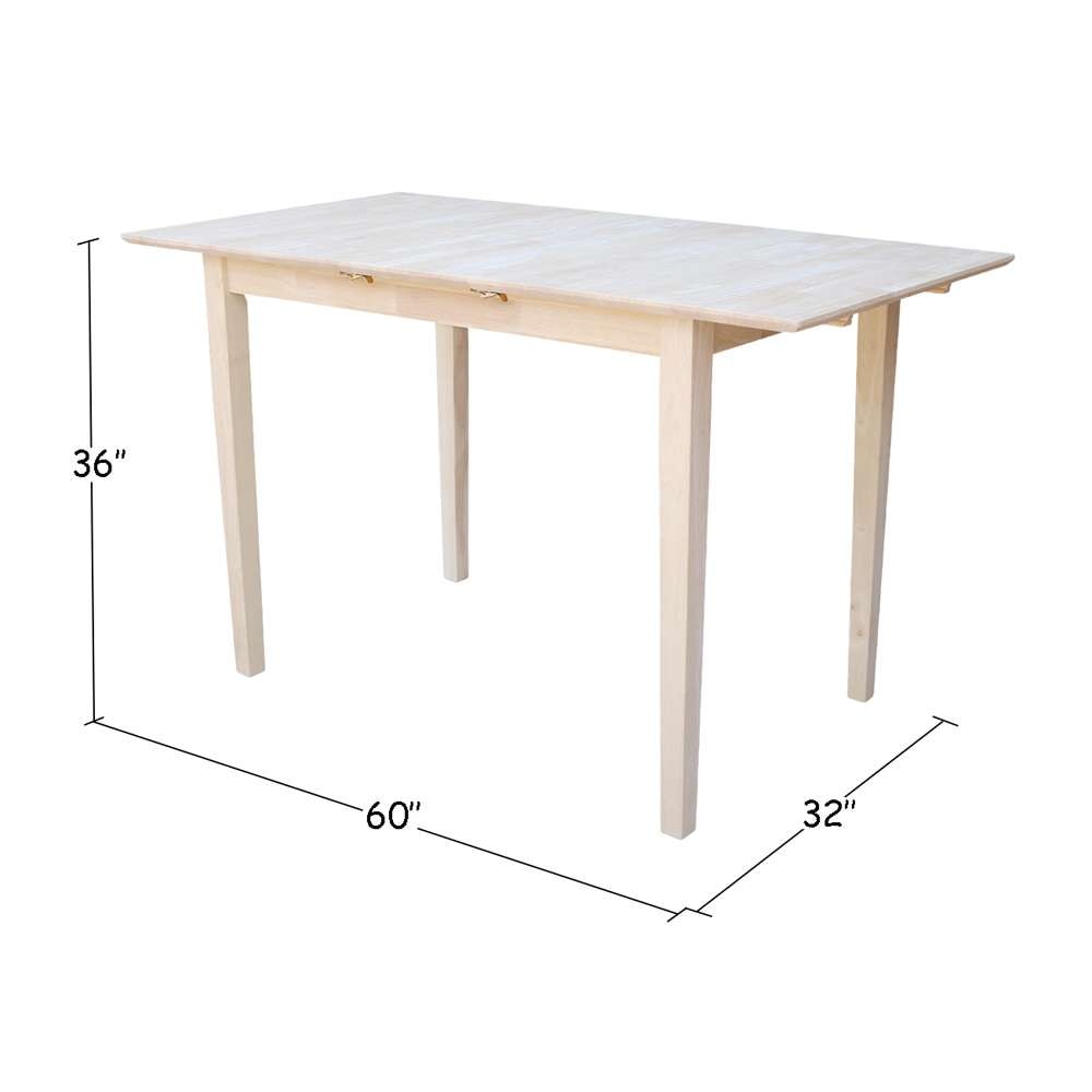 International Concepts - Table with Butterfly Extension - K-T32X-36S veiw 2