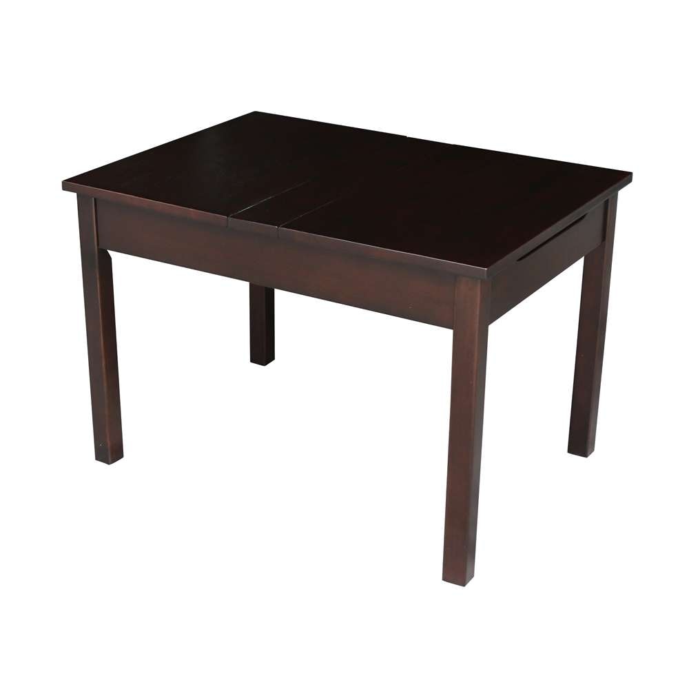 International Concepts - Table with Lift Up Top For Storage in Rich Mocha Finish - JT15-2532L veiw 1
