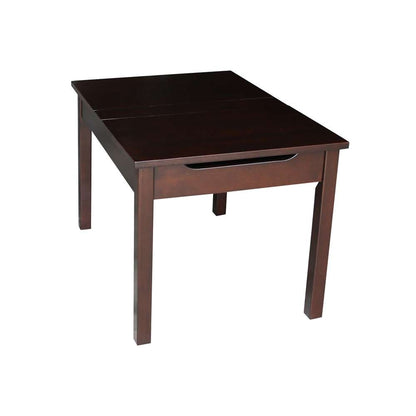 International Concepts - Table with Lift Up Top For Storage in Rich Mocha Finish - JT15-2532L veiw 4