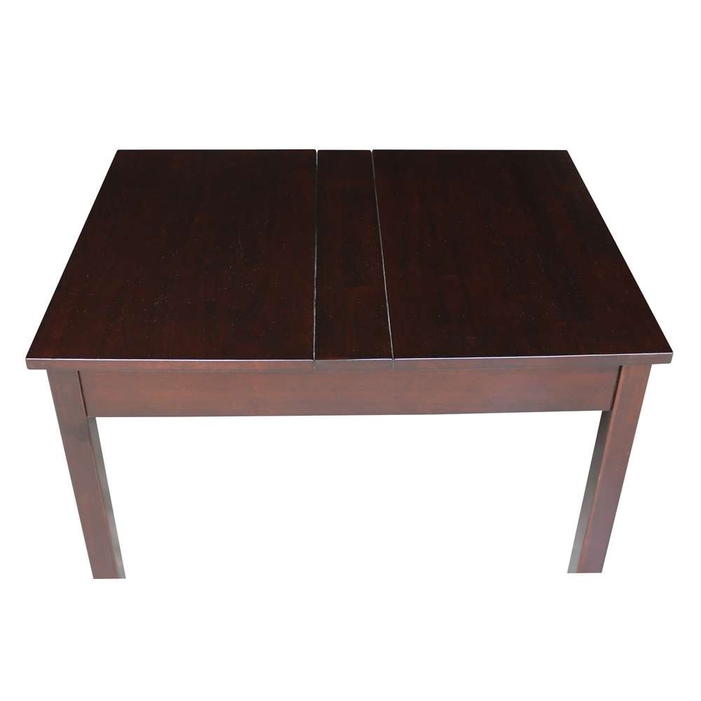 International Concepts - Table with Lift Up Top For Storage in Rich Mocha Finish - JT15-2532L veiw 8